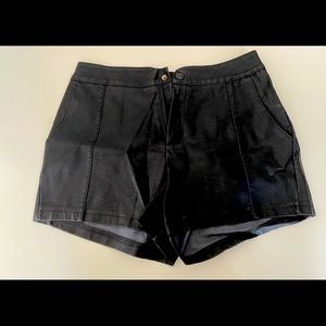 Fashion Nova Leather Short with Tags